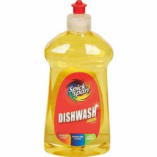 Spick N Span Dishwashing Liquid 500mL Yellow