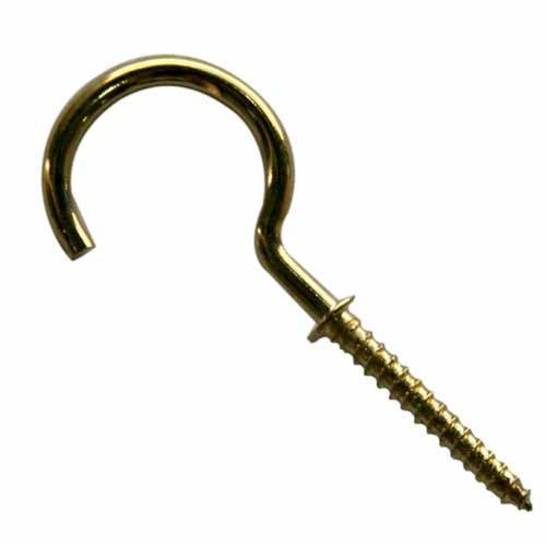 Sullivans Tieback Hooks Pack of 2 Brass
