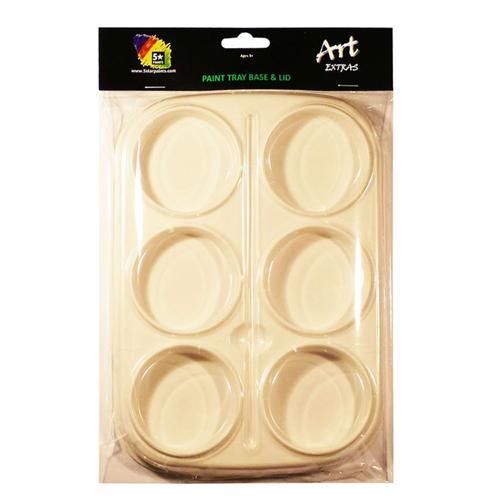 Art Extra Paint Tray And Lid White/Clear