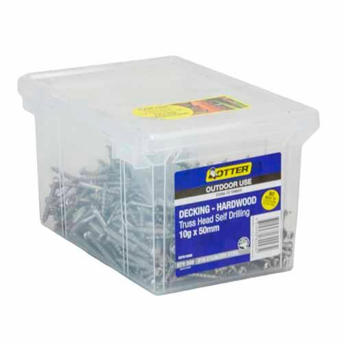 Otter Decking Screws 10g X 50mm Pack of 500 Stainless Steel DXTS10505