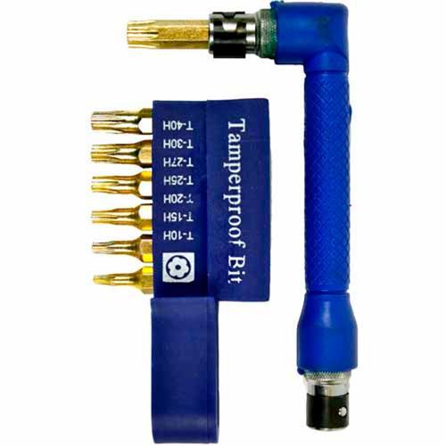 Fuller Tamperproof Torx Set 7 Piece Blue