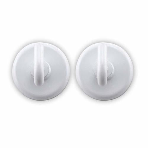 Magnet Source Magnectic Hook 32mm Pack of 2 White