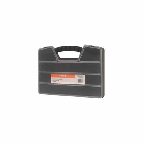 Number 8 Plastic Organizer 243x180x40mm Black & Transparent