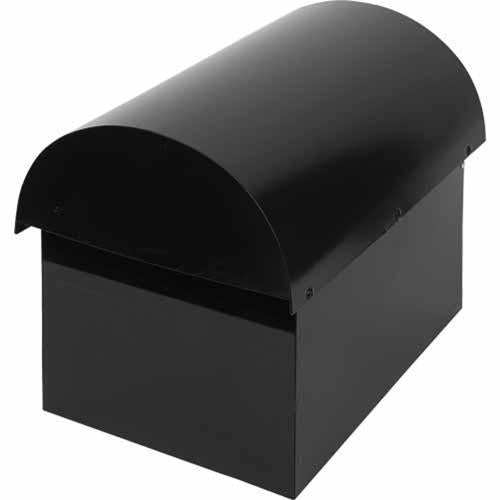 Mail Boss Collingwood Metal Letterbox 280mm 250mm 370mm Black