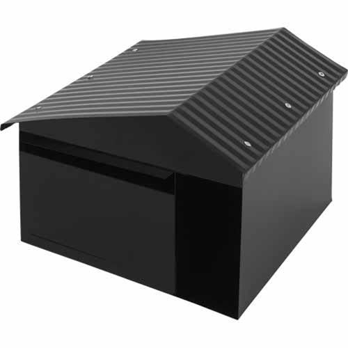 Mail Boss Maheno Metal Letterbox 235mm 330mm 345mm Black