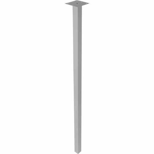 Mail Boss Post Mount Bracket For Letterbox 1200mm 100mm White