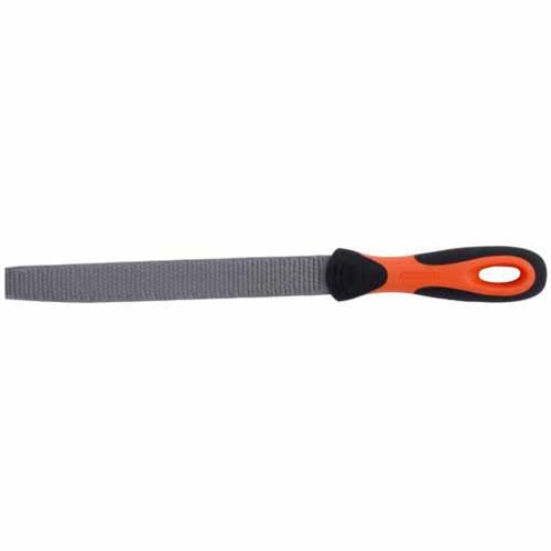 Bahco Half Round Rasp 8 Inch Orange Black And Silver