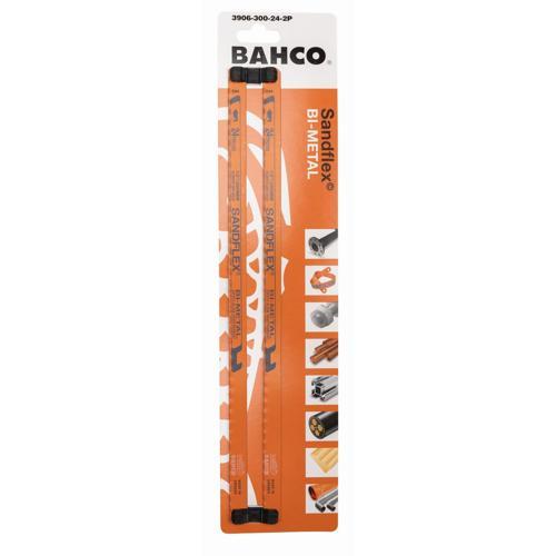 Bahco Bi-Metal Hand Hacksaw Blade Pack of 2 3906-300-24-2P