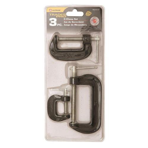 Tradepro C-Clamp Set - 3 Piece