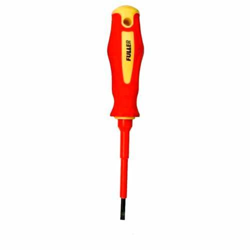 Fuller Pro Slotted Insulated Screwdriver 3.5mm 75mm Length Red And Yellow