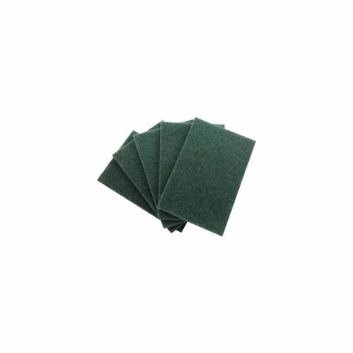Number 8 Scouring Pads Pack of 5 L: 150mm 100mm Green