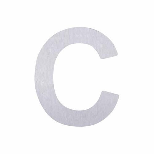 Elements Hardware Adhesive Stainless Steel Alphabet #C 76mm Stainless Steel