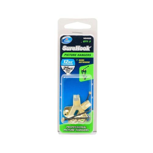 Zenith SureHook Picture Hangers Pack of 2