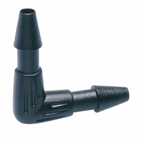 Neta Barb Elbow 4mm Black Pack of 10