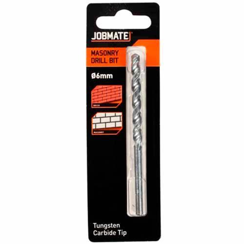 Jobmate Masonry Bit Carbide 6mm Silver
