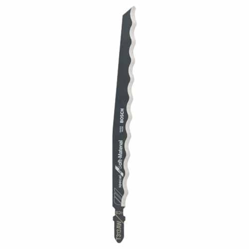 Bosch Jig Saw Blade Special For Soft Material 152mm Black Pack of 3