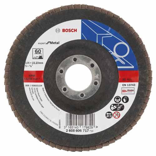 Bosch Flap Disc Expert For Metal 125mm Blue 2608606717