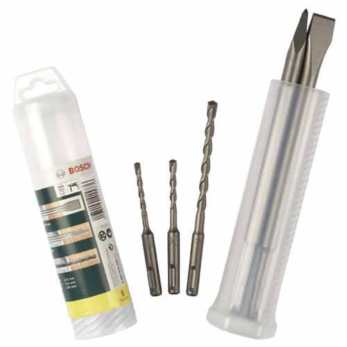 Bosch Chisel Set SDS Plus Masonry Various Sizes