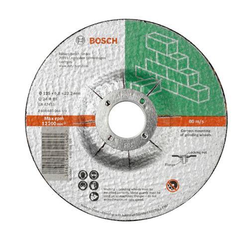 Bosch Grinding Disc Masonry 125mm Silver