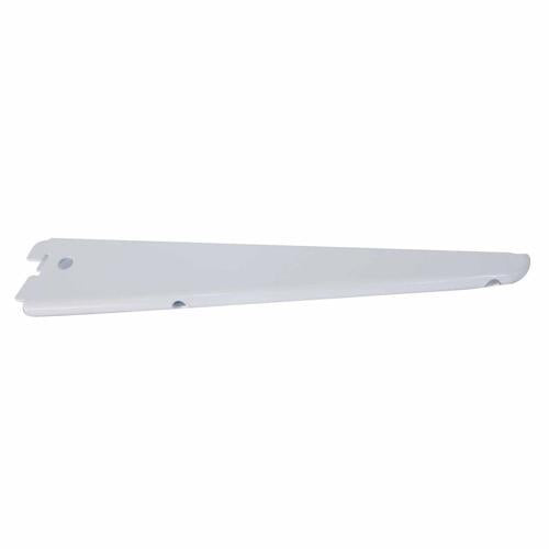 Number 8 Bracket Twin Slot 270mm White