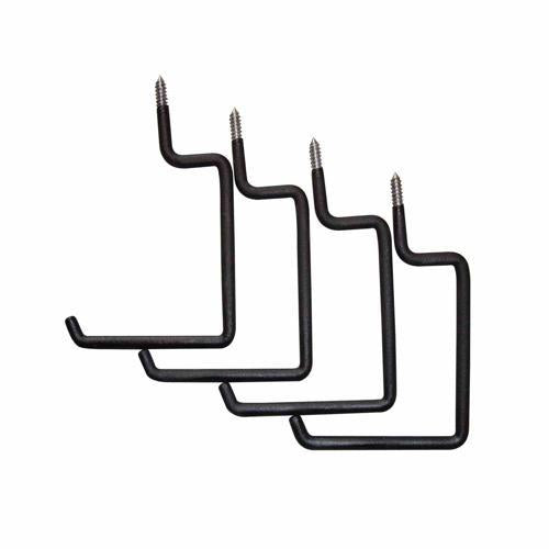Jobmate Jumbo Storage Hooks 220 X 145mm Pack of 4 Black
