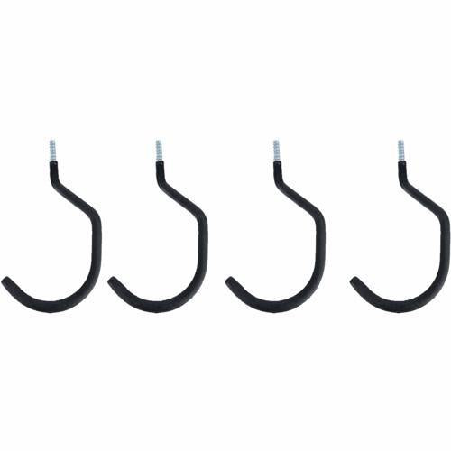 Jobmate Bike Storage Hooks 175 X 90mm Pack of 4 Black