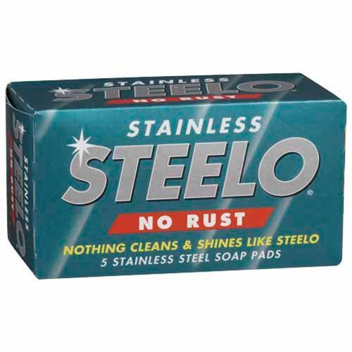 Steelo Stainless Steel Soap Pads Pack of 5