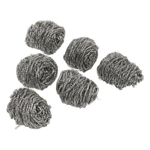 Number 8 Steel Scourers Pack of 6