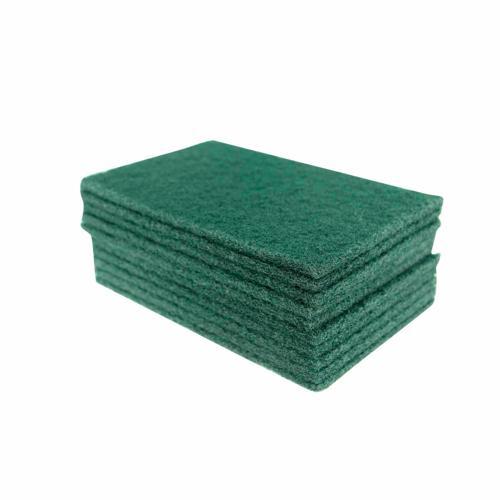 Spick N Span XL Non Scratch Scourers 10 Pack 230mm X 150mm Green Pack of 10
