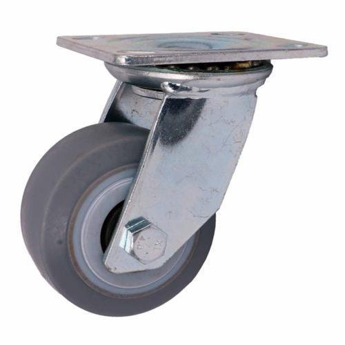 Titan Heavy Duty Rubber Swivel Castor 100mm Grey