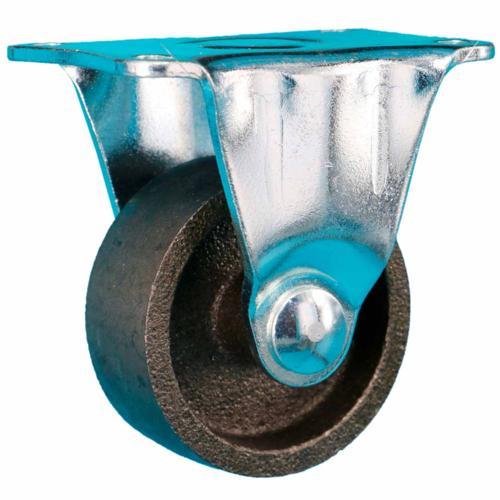 Titan Iron Fixed Castor 50mm Grey Black