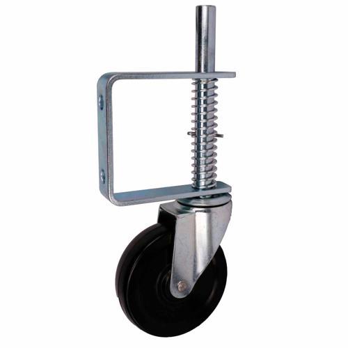 Titan Rubber Gate Castor Wheel 100mm Black