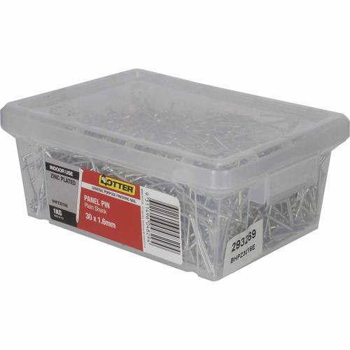Otter Panel Pin 30 X 1.6mm 1kg Zinc Plated