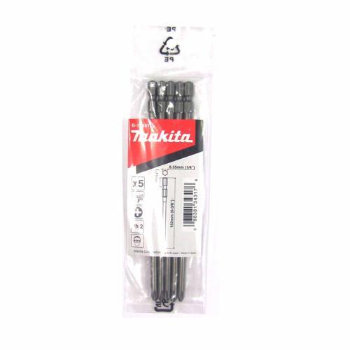 Makita Screwdriver Bit 162mm Silver Pack of 5