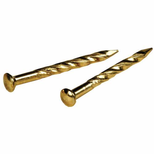 Hillman Metal Trim Nail 31.8mm 28G Brass