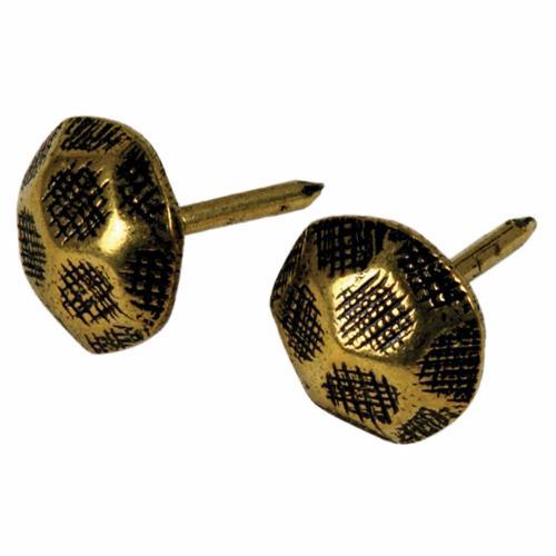Hillman Upholstery Nail Pack of 25 Antique Brass 122680