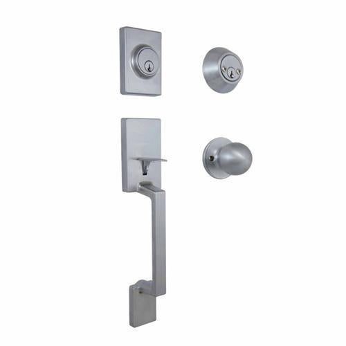 Locware SQ Washington Entrance Handle Set