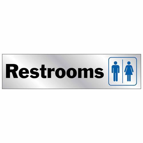 HY-KO Restroom Sign 50mm L: 203mm