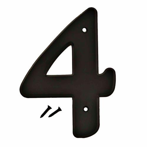HY-KO Plastic House Number 4 152mm