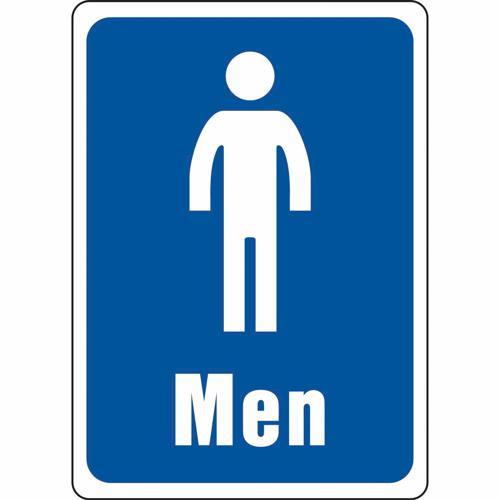 HY-KO Restroom Men Sign 178mm L: 127mm
