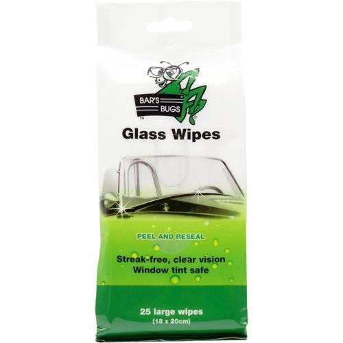 Bar's Bugs Glass Wipes 25 Pack of 25