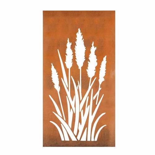 Strol SmartScreen ToeToe Decorative Screen 600 X 1200mm Rust Steel