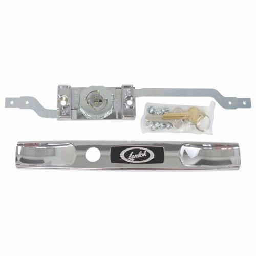 Carbine Lock (Wide) For Roller Doors 275mm X 9mm Chrome