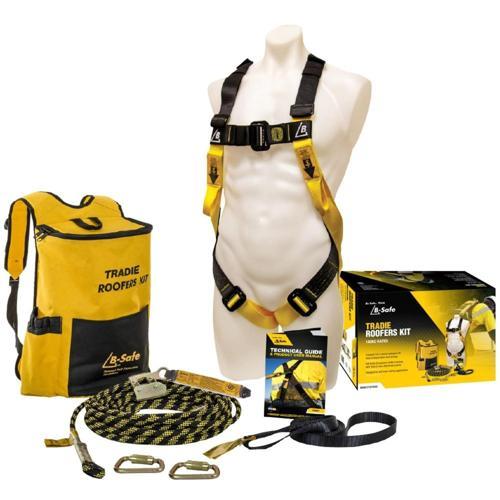 B-Safe Roofers Safety Kit 48cm 16cm 32cm Yellow
