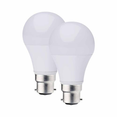 Orbit Lighting LED B22 Light Bulb 6 Watt Warm White (2700K) Pack of 2