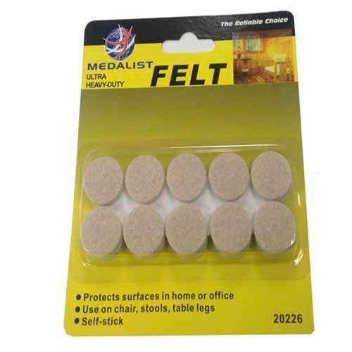 Medalist Floor Protectors 19mm Beige Pack of 20