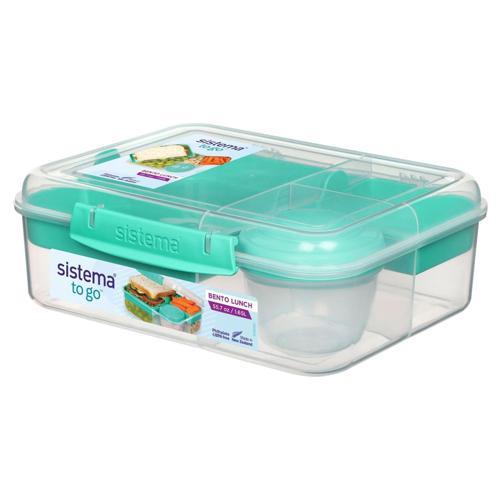 Sistema To Go Bento Cube 1.65L Assorted Colours