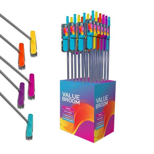 Effects Household Broom 1250 X 330 Assorted