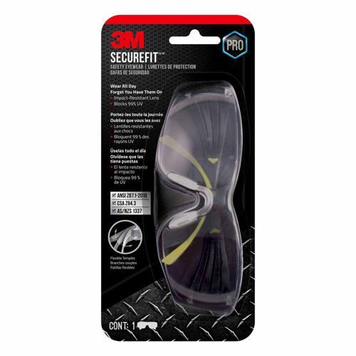 3M SecureFit 400 Safety Eyewear Clear