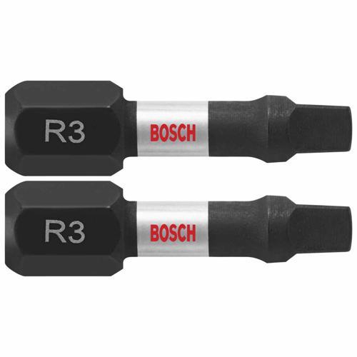 Bosch Impact Tough Square Screwdriver Bits Pack of 2